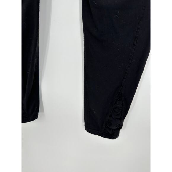 Athleta Womens Black Capri Cropped Leggings Size S Activewear Workout Casual - Picture 7 of 11